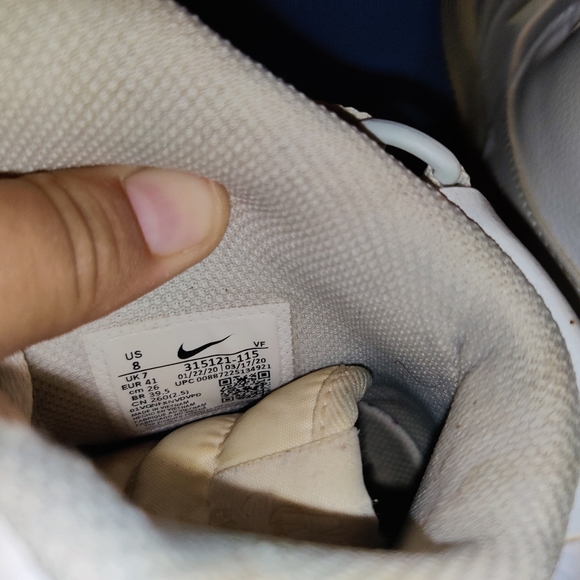 Nike Air Force One mid top basketball shoes men's size 8 - Picture 10 of 10